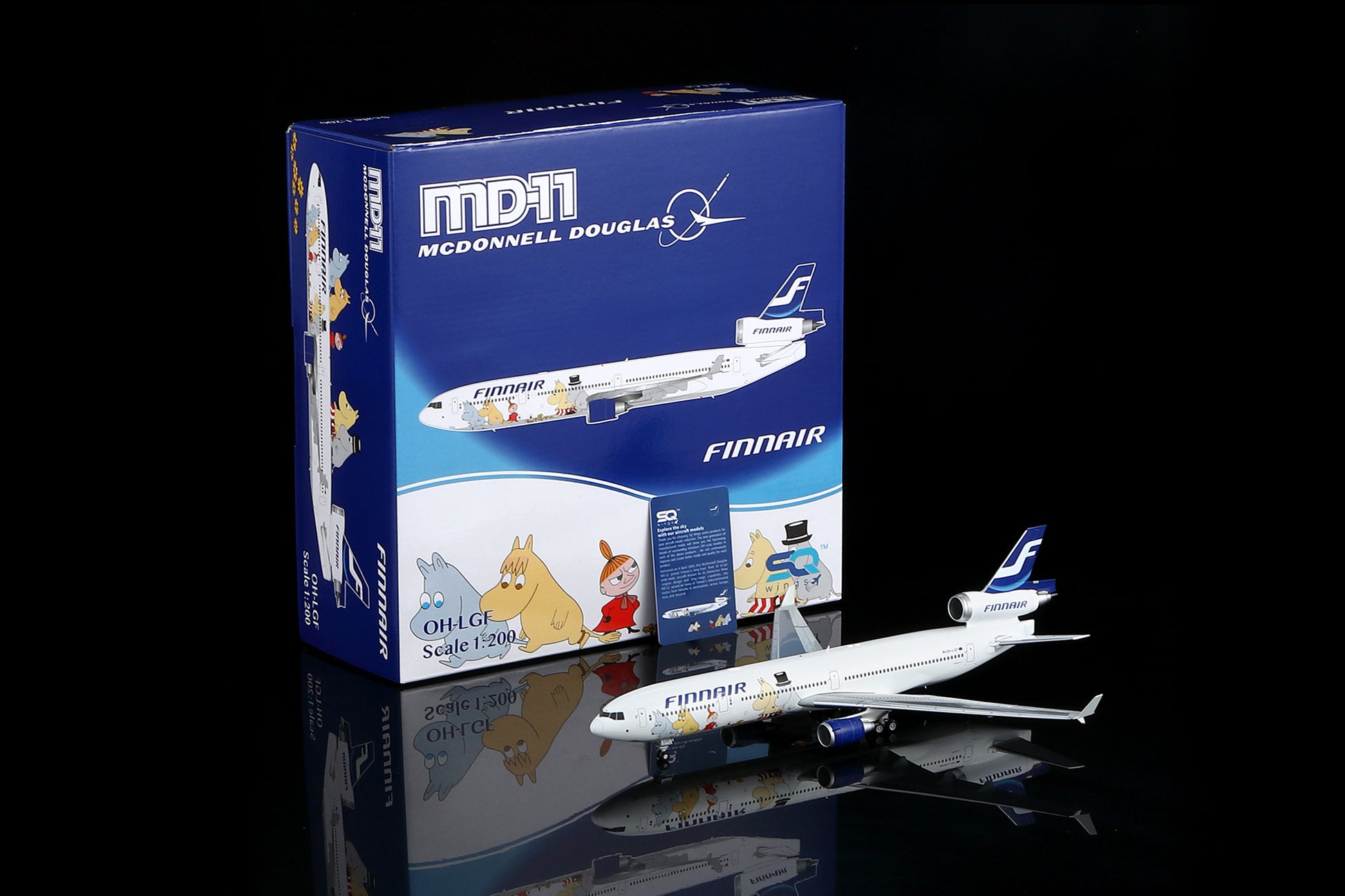 Finnair McDonnell Douglas MD11 "Moomins" OH-LGF cover