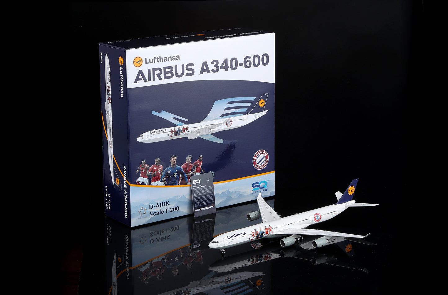 Lufthansa A340-600 "FC Bayern München" D-AIHK – image 1 cover