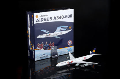 Lufthansa A340-600 "FC Bayern München" D-AIHK – image 1 cover