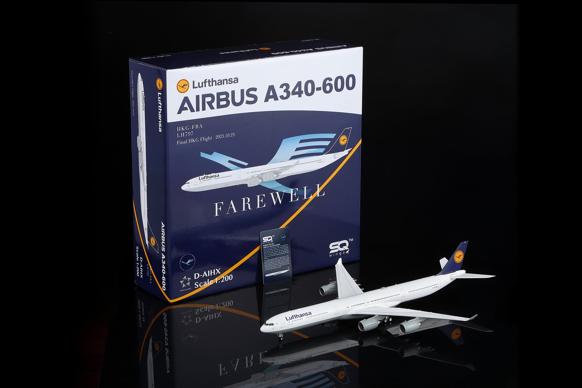 Lufthansa A340-600 D-AIHX – image 1 cover