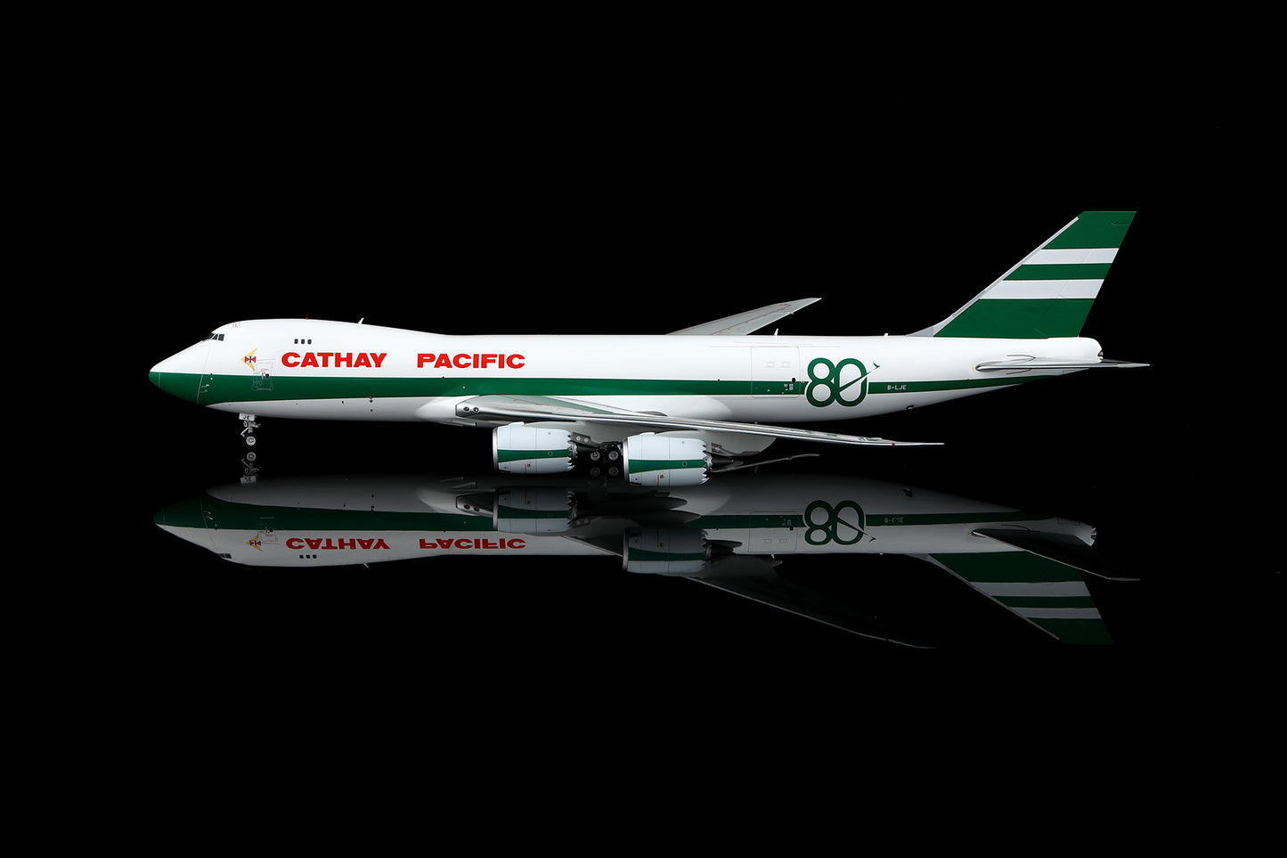 Cathay Pacific B747-8F "80th Anniversary Retro" B-LJE