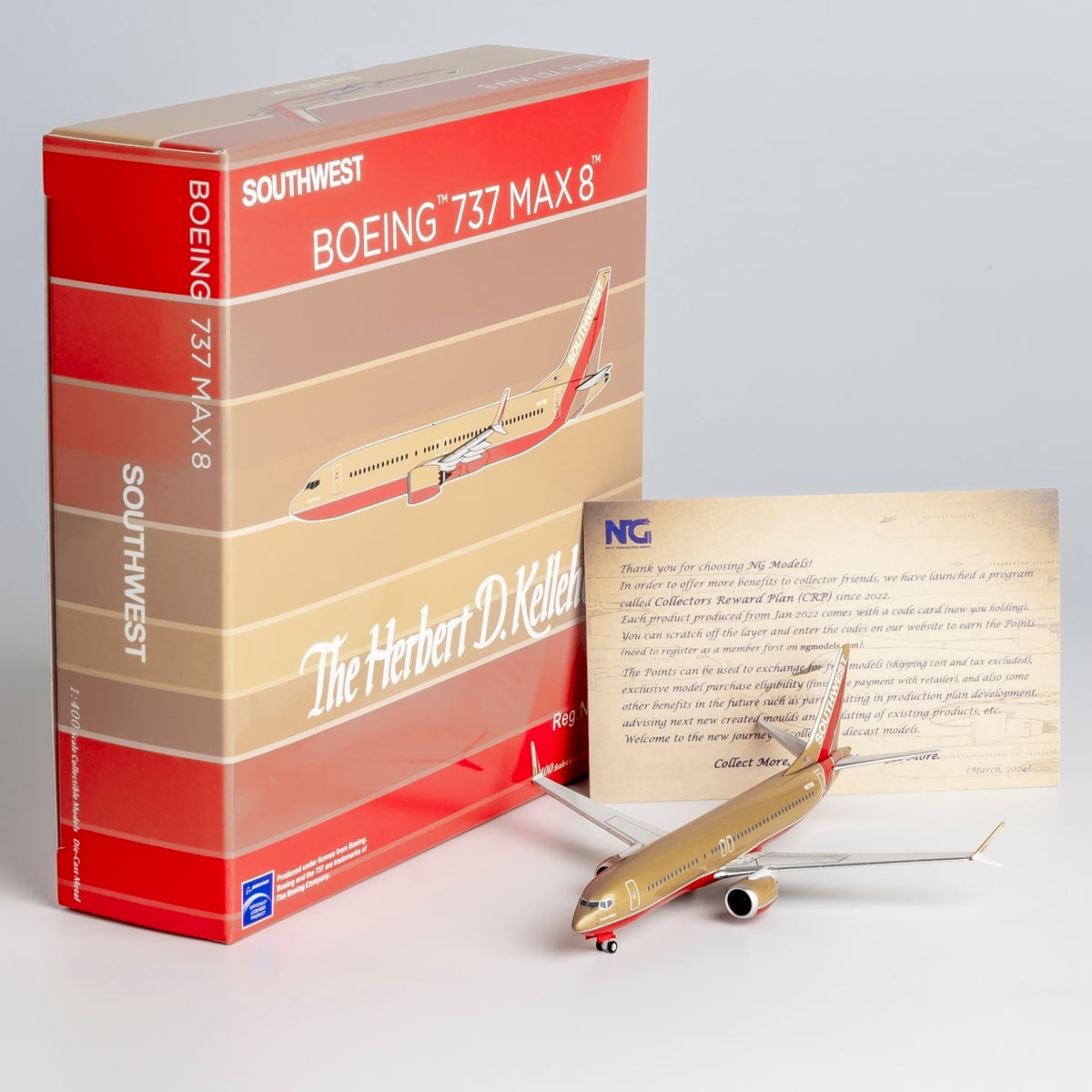 1/400 Southwest Airlines Boeing 737 MAX8 N871HK NGSWA002