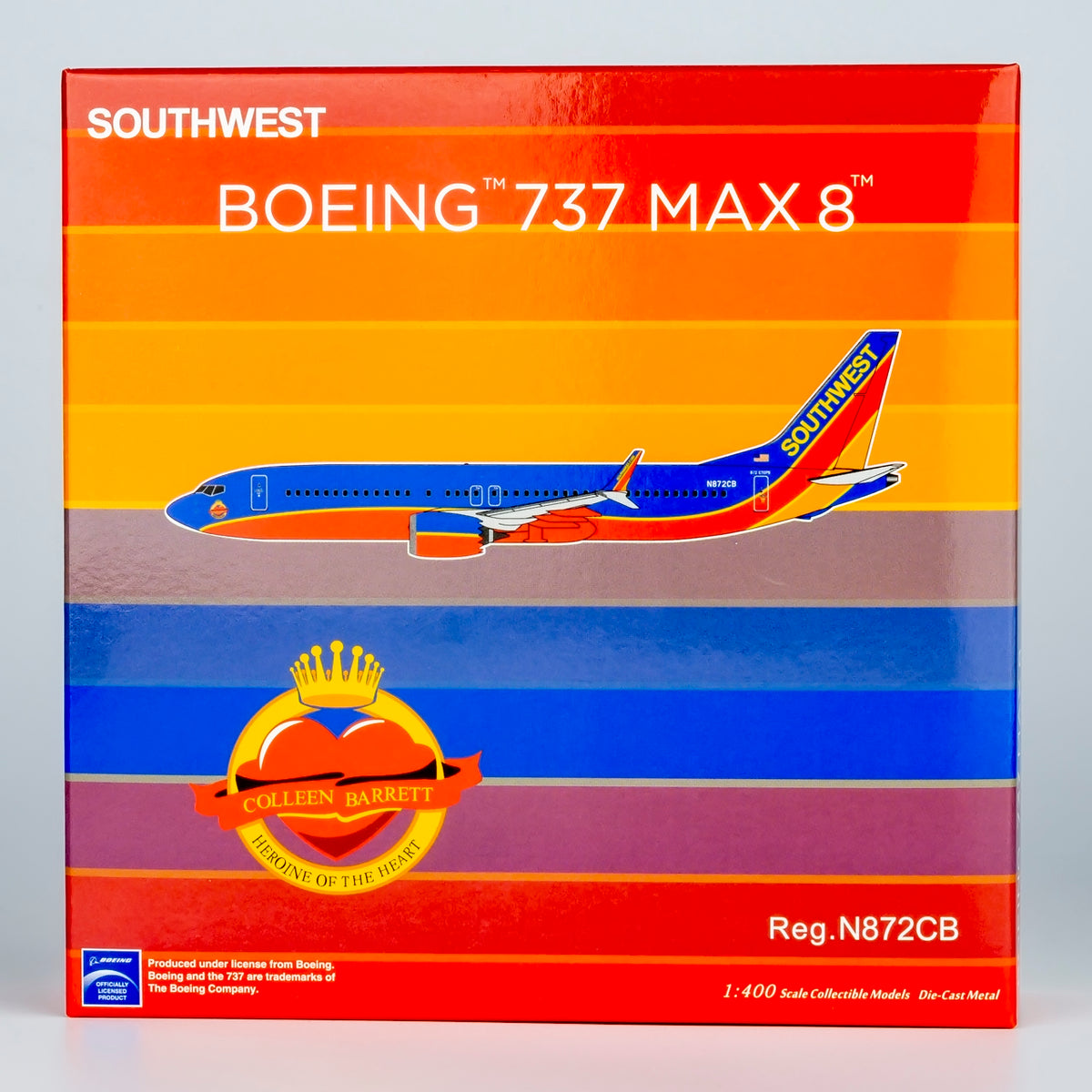 1/400 Southwest Airlines Boeing 737 MAX8 N872CB NGSWA003