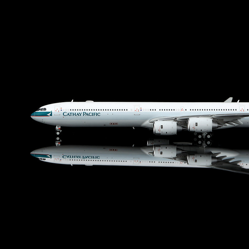 Cathay Pacific Airways A340-600 B-HQB Flap-down image 3