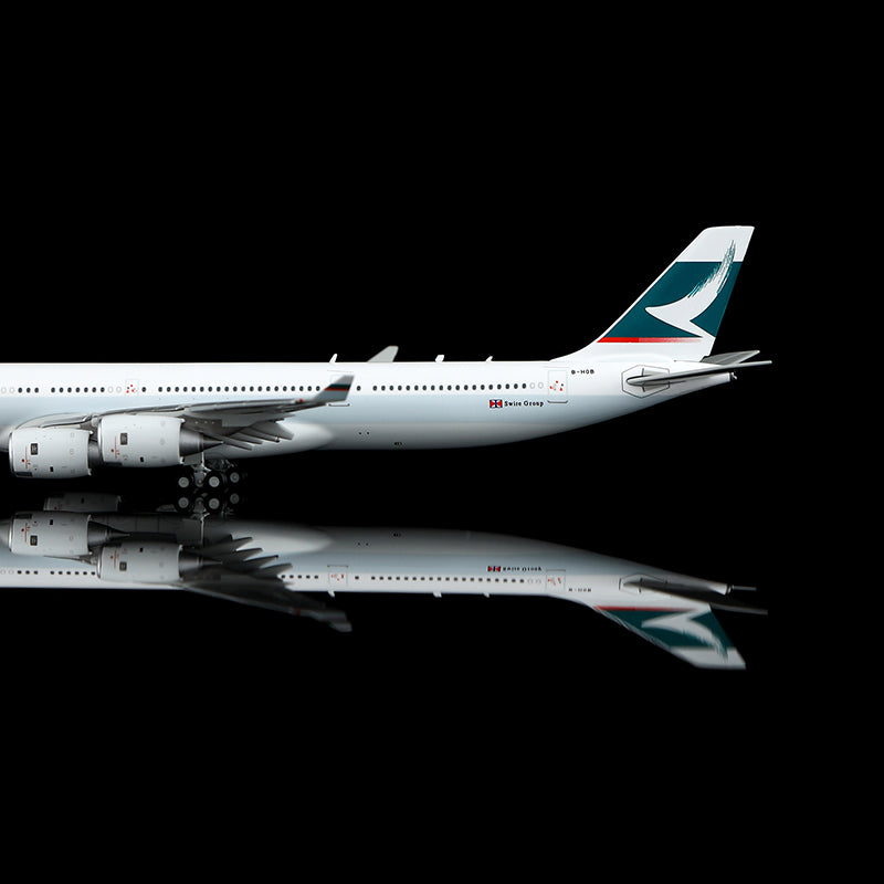 Cathay Pacific Airways A340-600 B-HQB Flap-down image 4