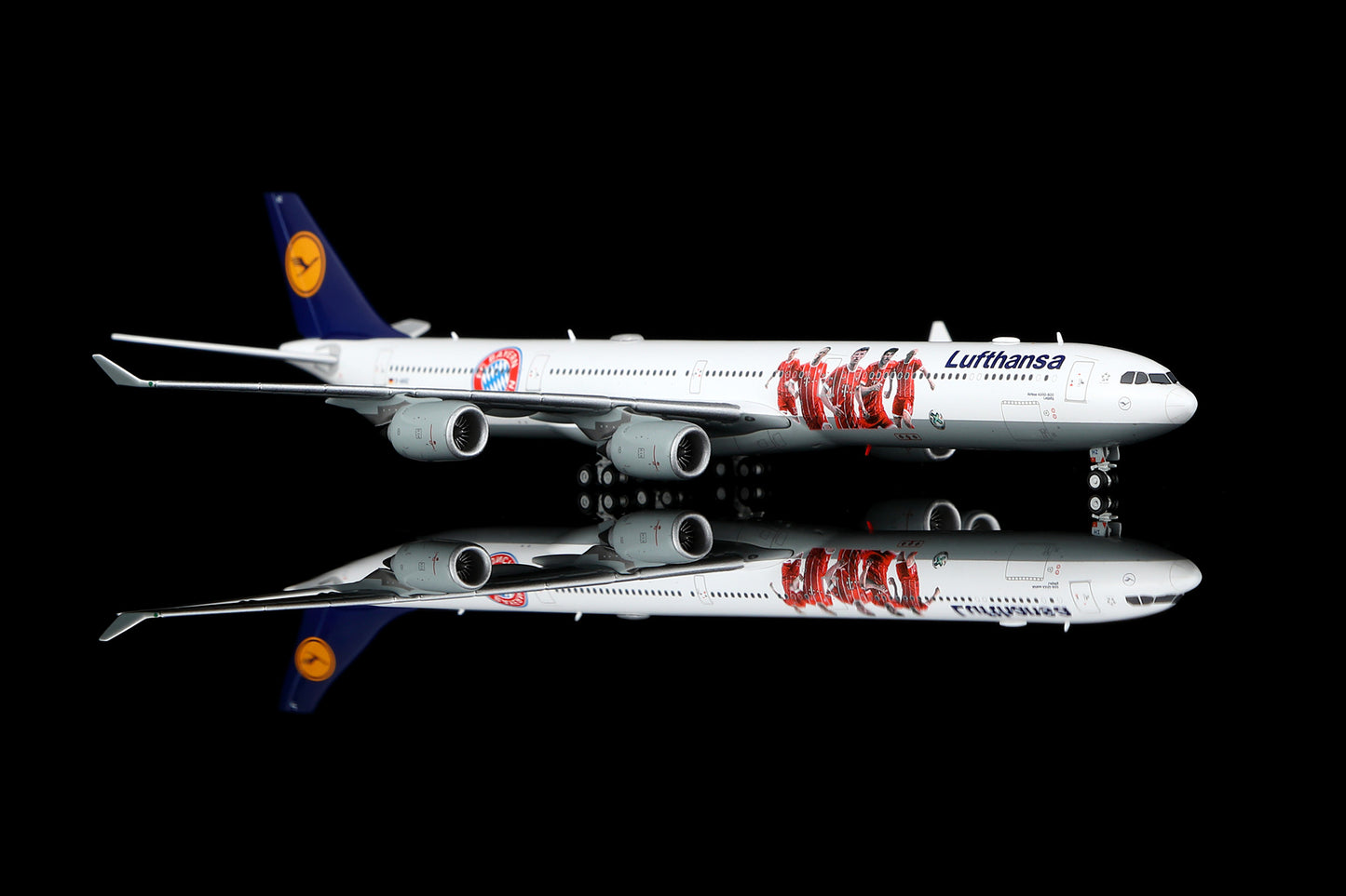 Lufthansa A340-600 Reg. D-AIHZ Bayern Munich Livery Standard Version image 10
