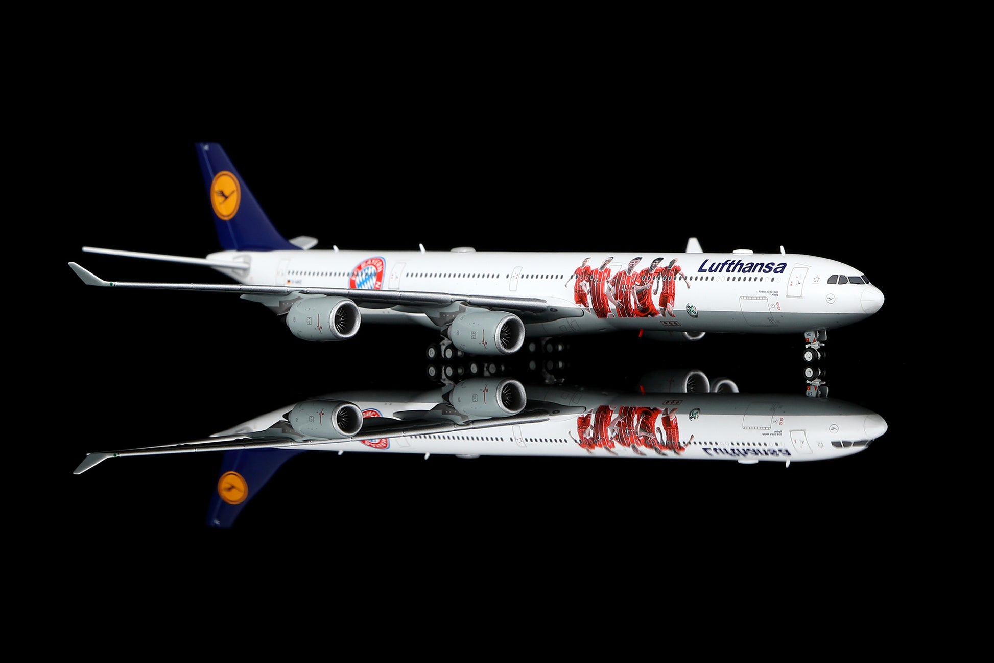 Lufthansa A340-600 Reg. D-AIHZ Bayern Munich Livery Standard Version image 10