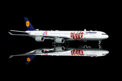 Lufthansa A340-600 Reg. D-AIHZ Bayern Munich Livery Standard Version image 10