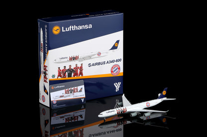 Lufthansa A340-600 Reg. D-AIHZ Bayern Munich Livery Standard Version image 12