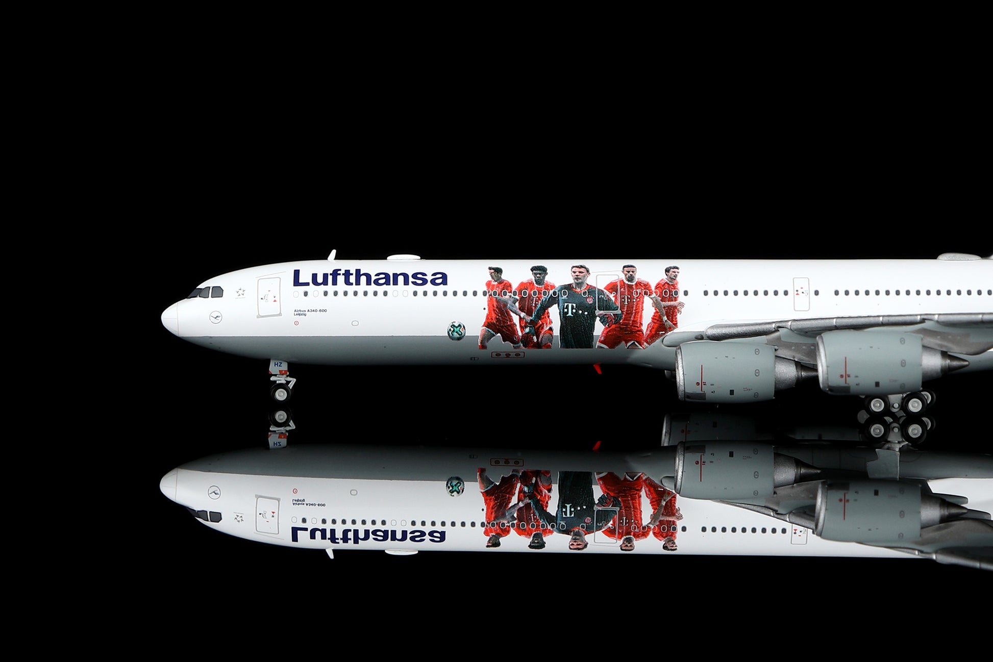 Lufthansa A340-600 Reg. D-AIHZ Bayern Munich Livery Standard Version image 7