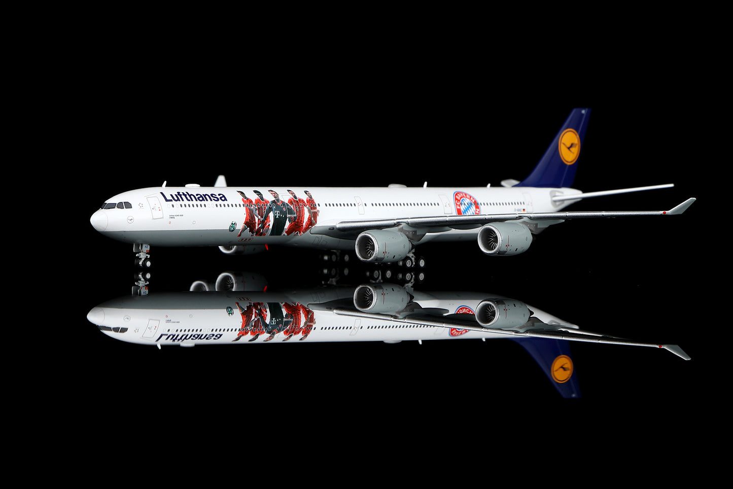 Lufthansa A340-600 Reg. D-AIHZ Bayern Munich Livery Standard Version image 9