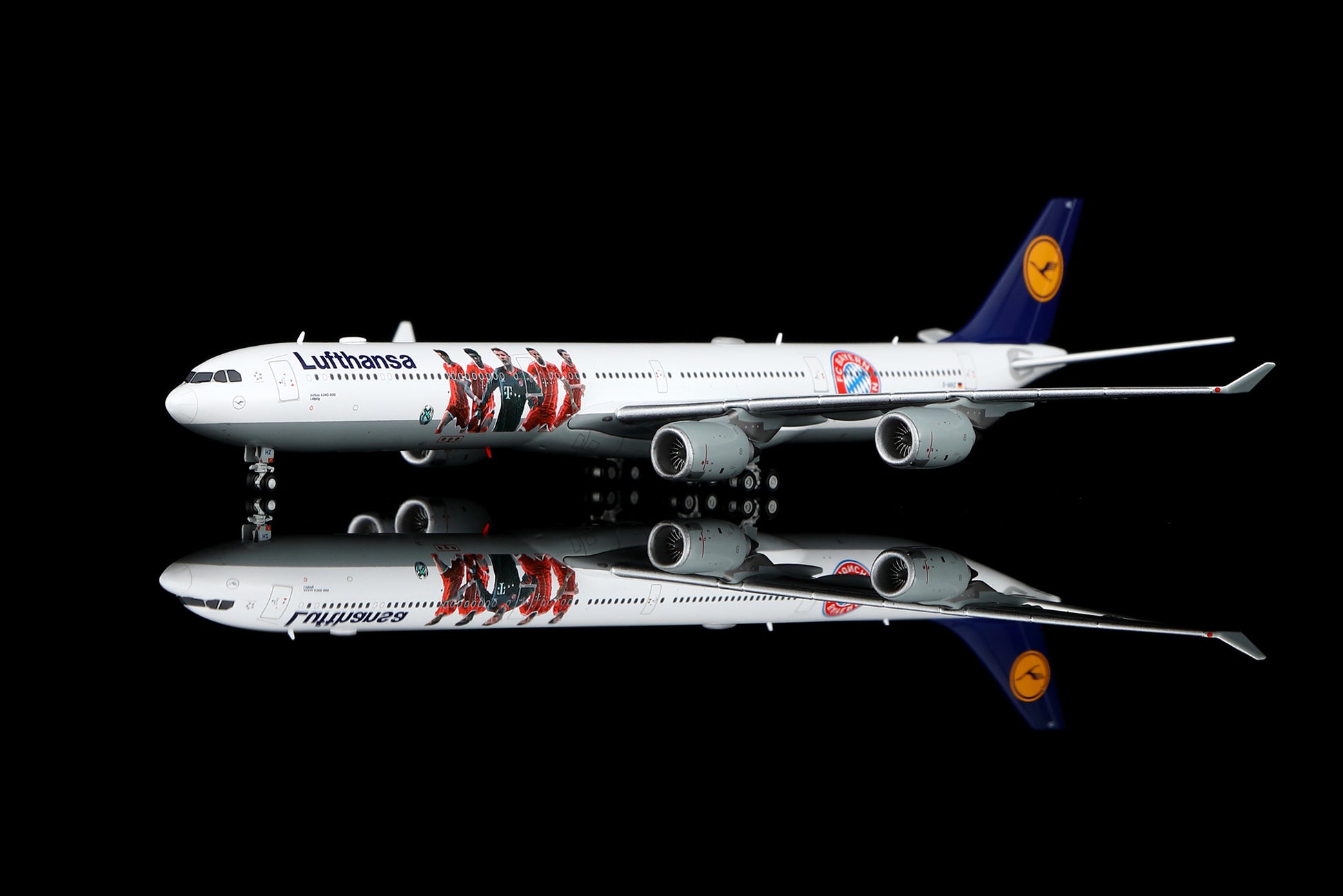 Lufthansa A340-600 Reg. D-AIHZ Bayern Munich Livery Standard Version image 9