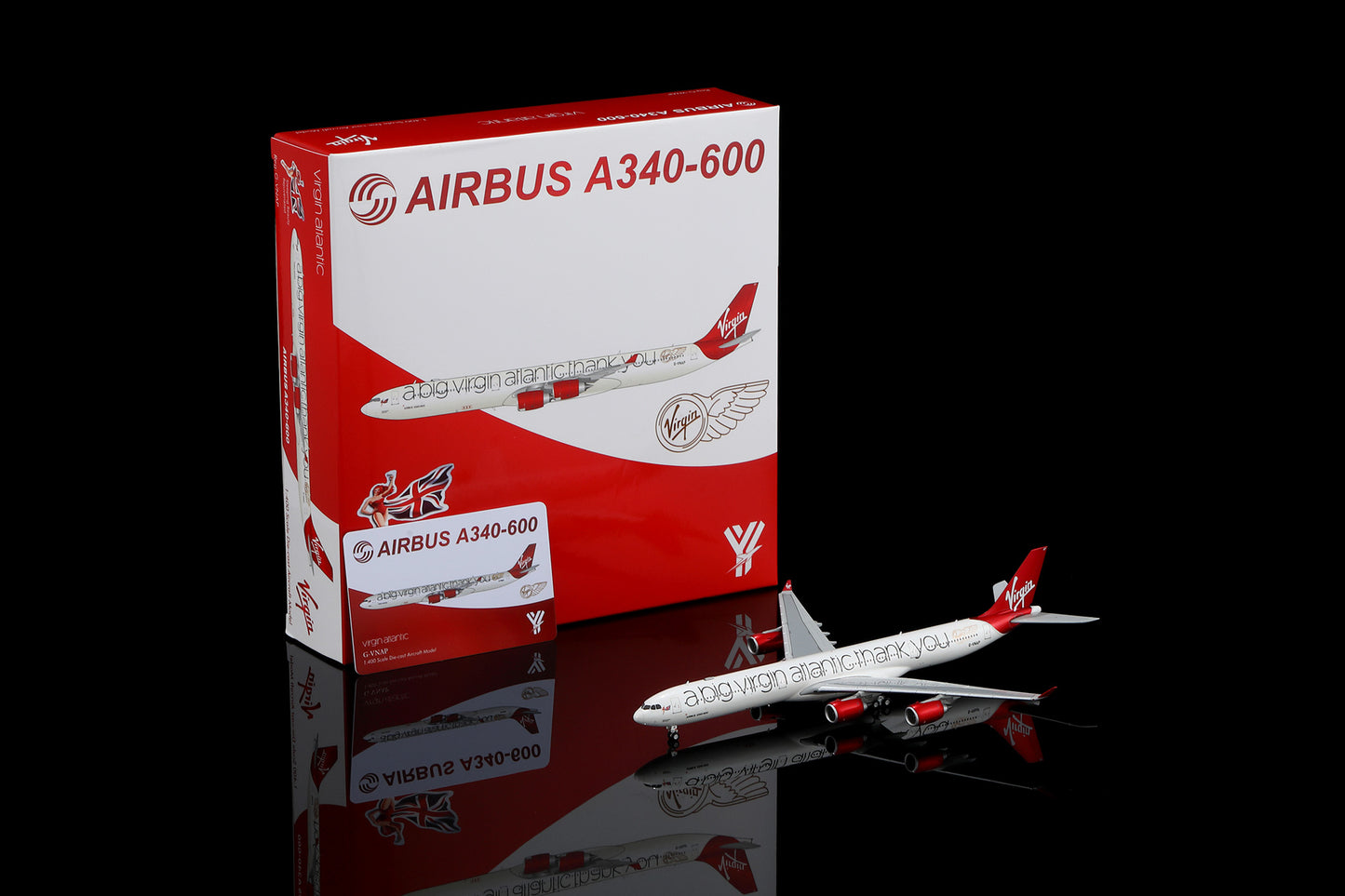 Virgin Atlantic A340-600 Reg. G-VNAP Standard Version COVER