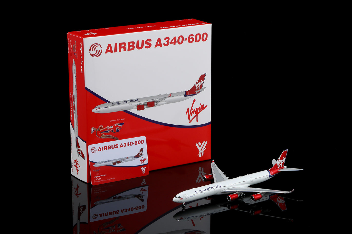 Virgin Atlantic A340-600 Reg. G-VWIN Standard Version COVER