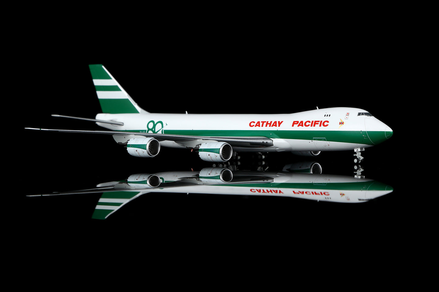 Cathay Pacific B747-8F B-LJE " 80th Anniversary Retro " Standard Version image 7