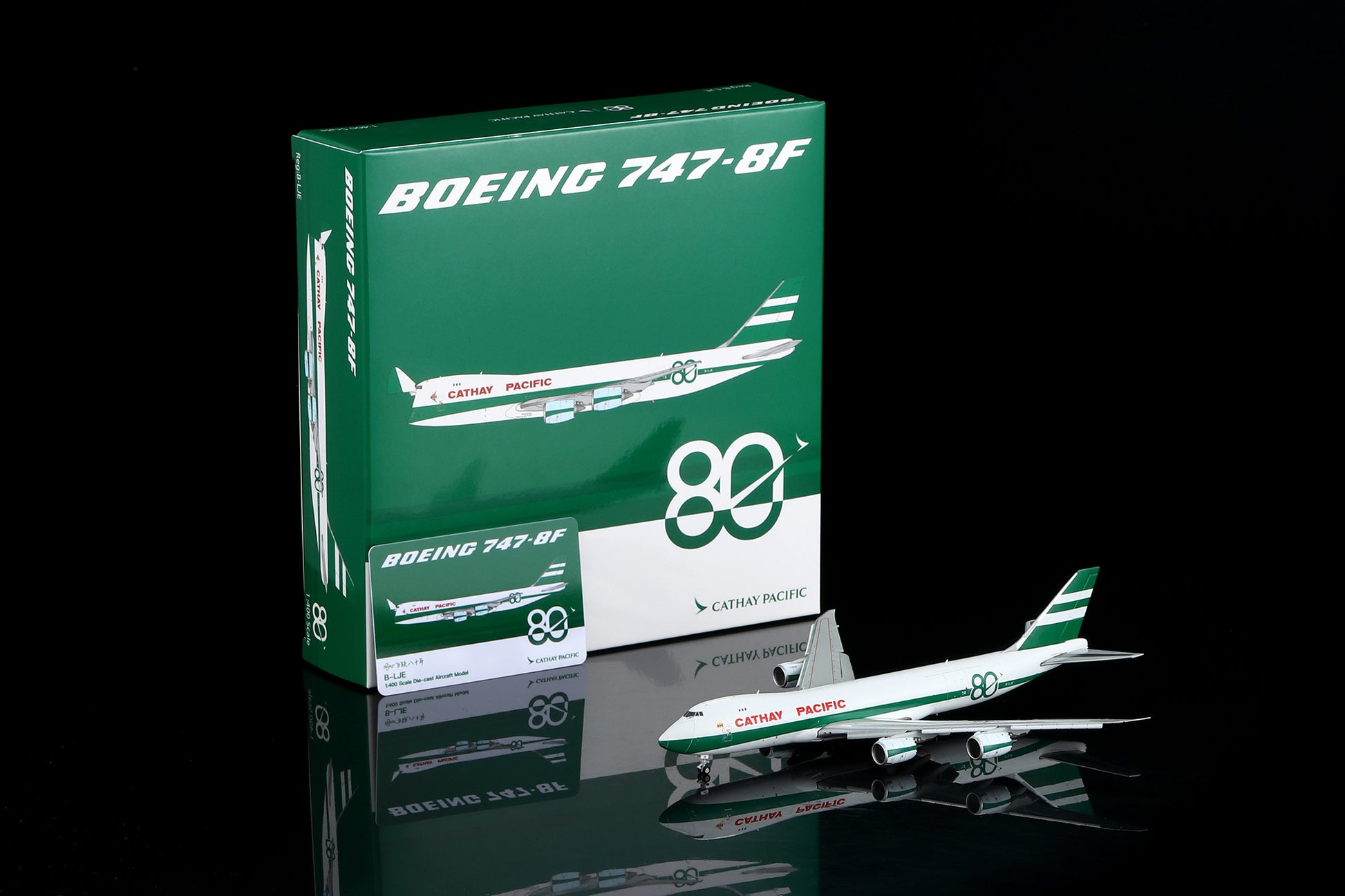 Cathay Pacific B747-8F B-LJE " 80th Anniversary Retro " Flap-down image 23