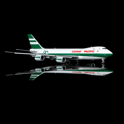 Cathay Pacific B747-8F B-LJE " 80th Anniversary Retro " Flap-down image 5