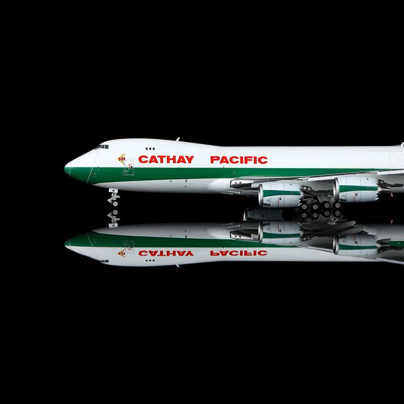 Cathay Pacific B747-8F B-LJE " 80th Anniversary Retro " Flap-down image 6