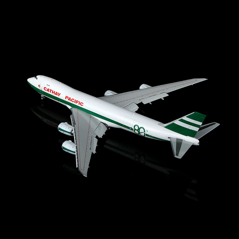 Cathay Pacific B747-8F B-LJE " 80th Anniversary Retro " Flap-down image 9
