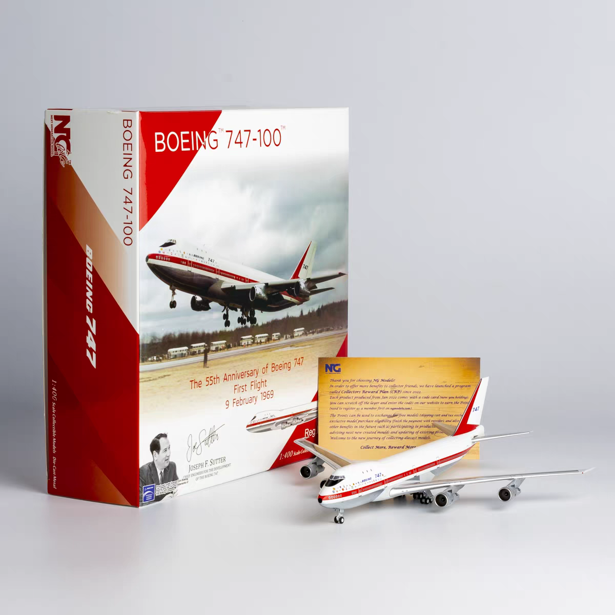 1/400 Boeing 747-100 N7470 NGBOE001 - cover